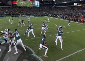 Hurts looks like his Super Bowl LVII self on roll-out DIME to Swift for 11 yards