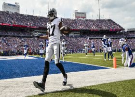 Davante Adams' first TD catch of 2023 comes after WR breaks tackle
