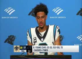 Bryce Young reflects on Week 2 performance vs. Saints