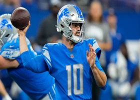 David Blough's well-placed TD pass leads Lions into halftime with score