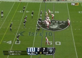 Maxx Crosby's bull rush leads to 10-yard sack of Jones