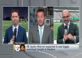 Garafolo: RB Jaylen Warren expected to see bigger workload tonight vs. Raiders