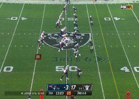 Tyler Hall breaks up Mac Jones' downfield throw to Jakobi Meyers