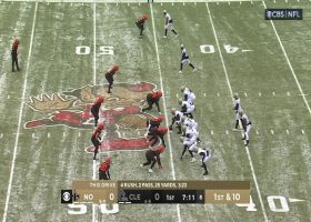 Rashid Shaheed shakes John Johnson III after catch for 16-yard pickup