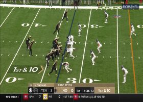 Rashid Shaheed snags toe-tap catch for 22-yard gain