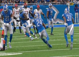 Amani Oruwariye turns Ja'Marr Chase's drop into INT