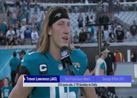 Trevor Lawrence reacts to closing out rookie season with win vs. Colts