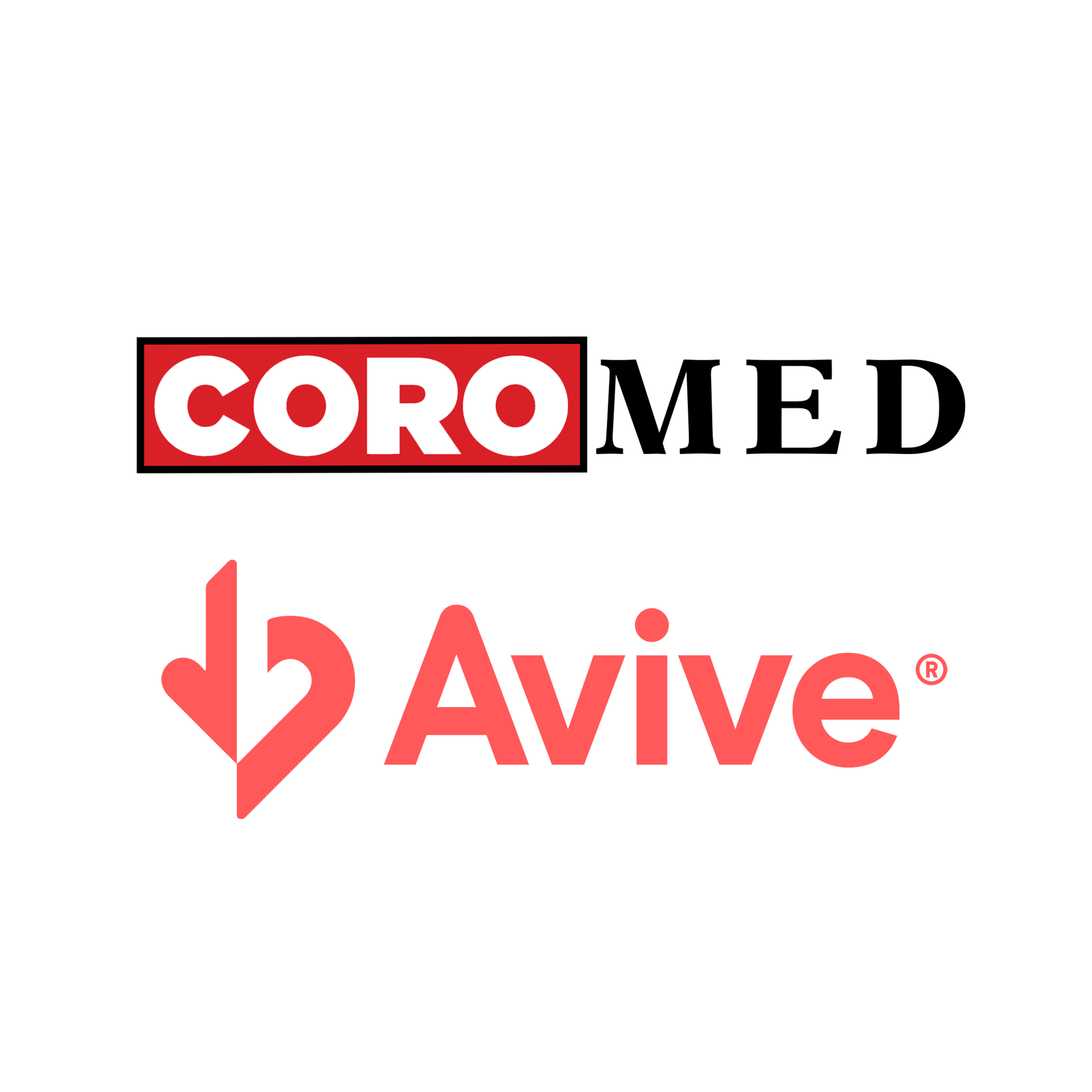 Coromed - Avive Multi-logo lockup