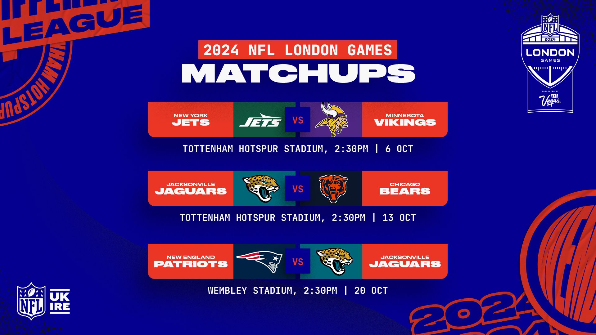 NFL Game UK - Sức hút của giải bóng bầu dục Mỹ tại Anh