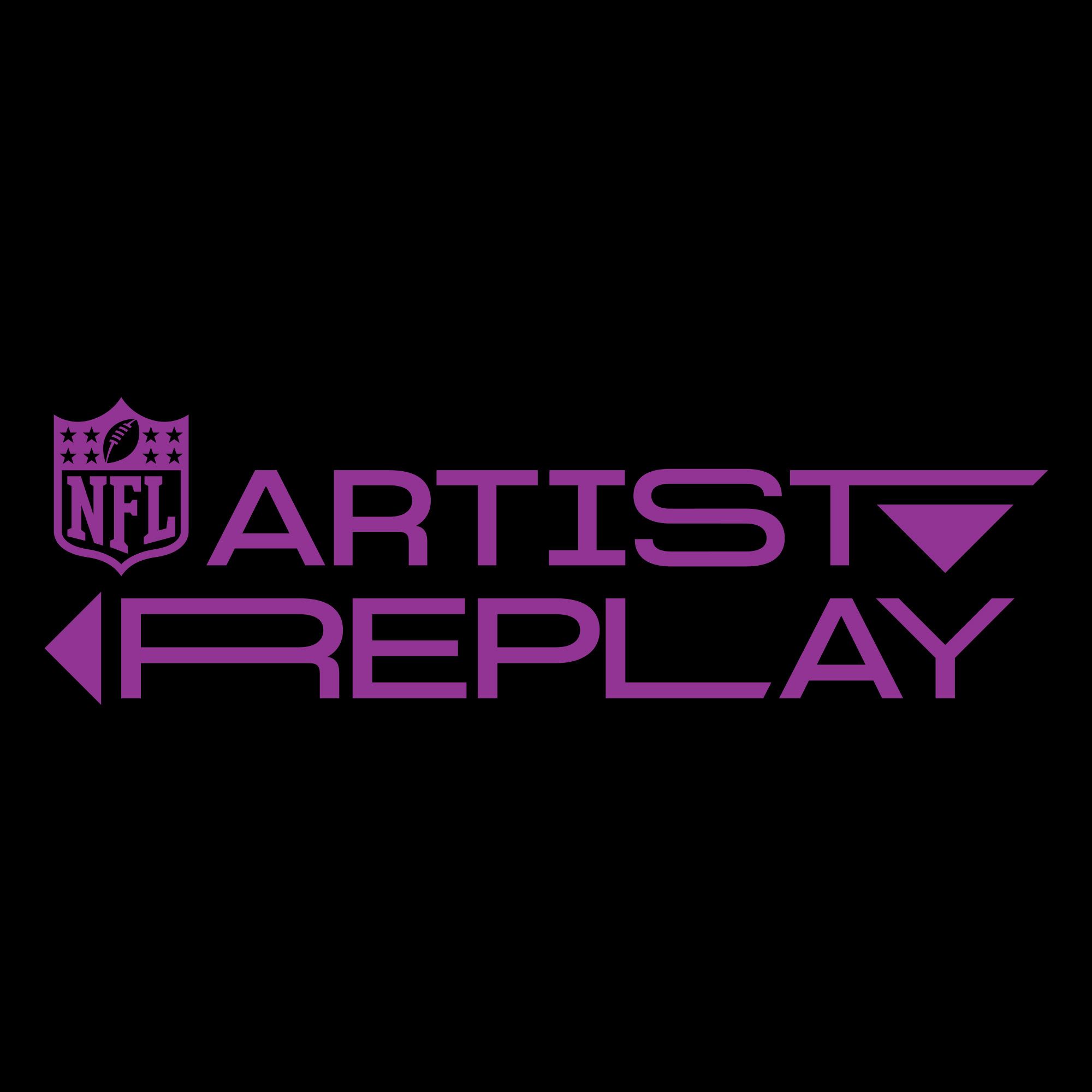 ## Artist Replay

NFL Artist Replay is an initiative created to amplify the work and voices of BIPOC and up-and-coming artist around the world. Each month, two artists will showcase what a certain team, or match-up means to them through a piece of artwork. This year, we've opened the program to all mediums in an effort to expand the program's scope and make it more inclusive of all artists.
