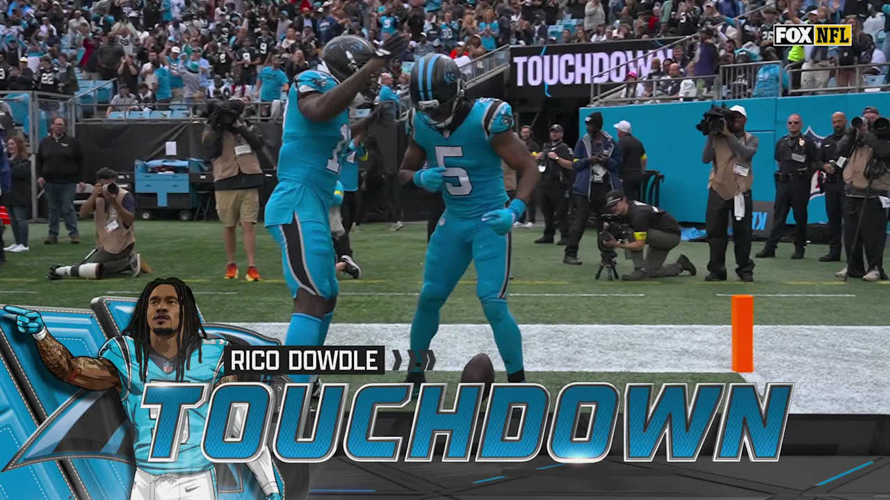 Best plays from Carolina Panthers running back Rico Dowdle's 239-yard ...