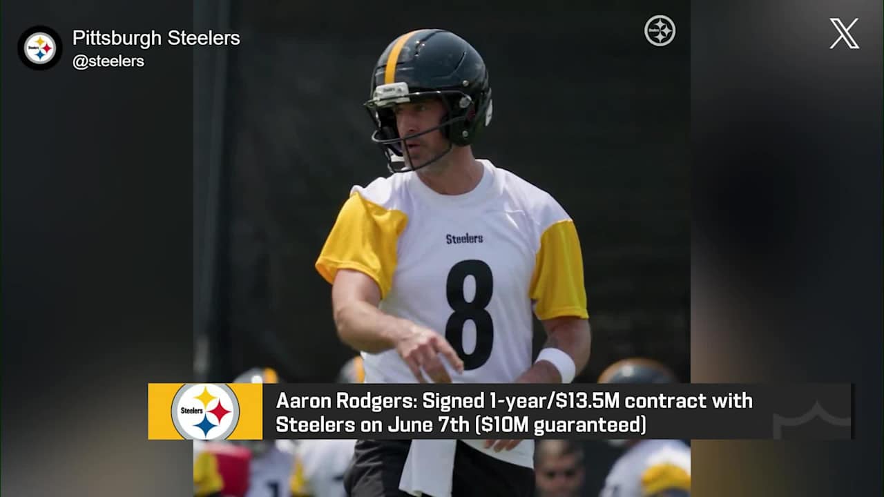 Pittsburgh Steelers quarterback Aaron Rodgers: 'I'm pretty sure this is ...