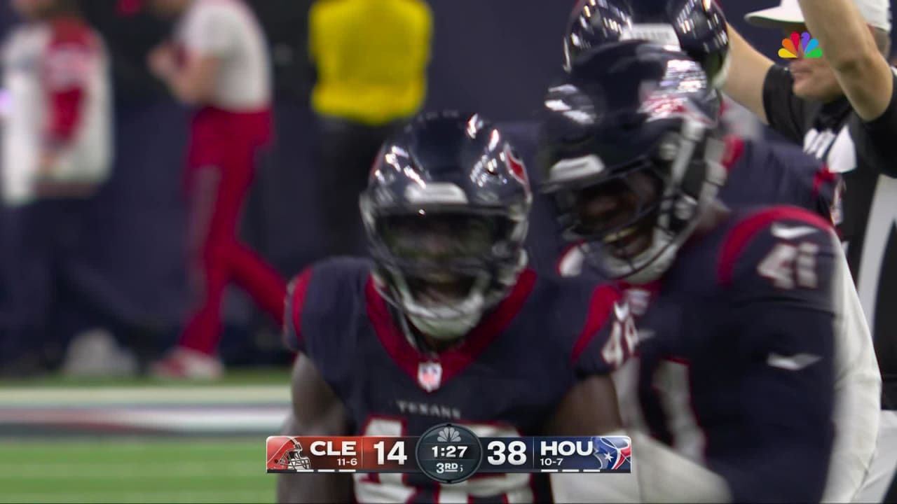 Houston Texans linebacker Christian Harris' big third quarter continues ...