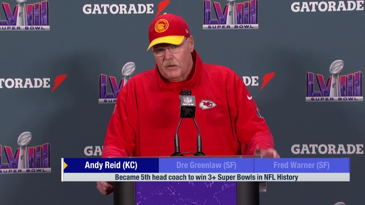 Head coach Andy Reid on Kansas City Chiefs season following Super Bowl ...