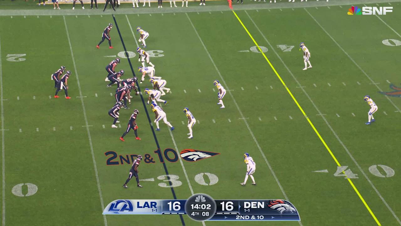Denver Broncos quarterback Bo Nix's 27-yard sideline dime to wide ...