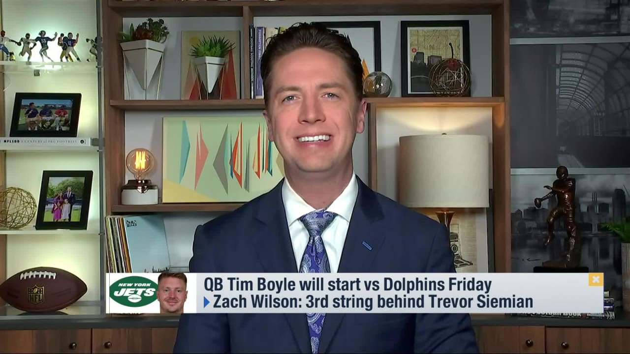 NFL Network Insider Tom Pelissero: New York Jets Quarterback Tim Boyle ...