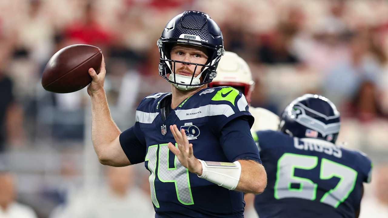Mike Macdonald on Sam Darnold leading Seahawks game-winning drive: 'He's a guy on a mission' – NFL.com