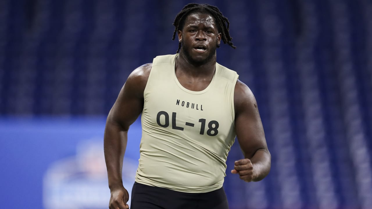 NFL Scouting Combine workouts for Olumuyiwa Fashanu, Amarius Mims cut ...