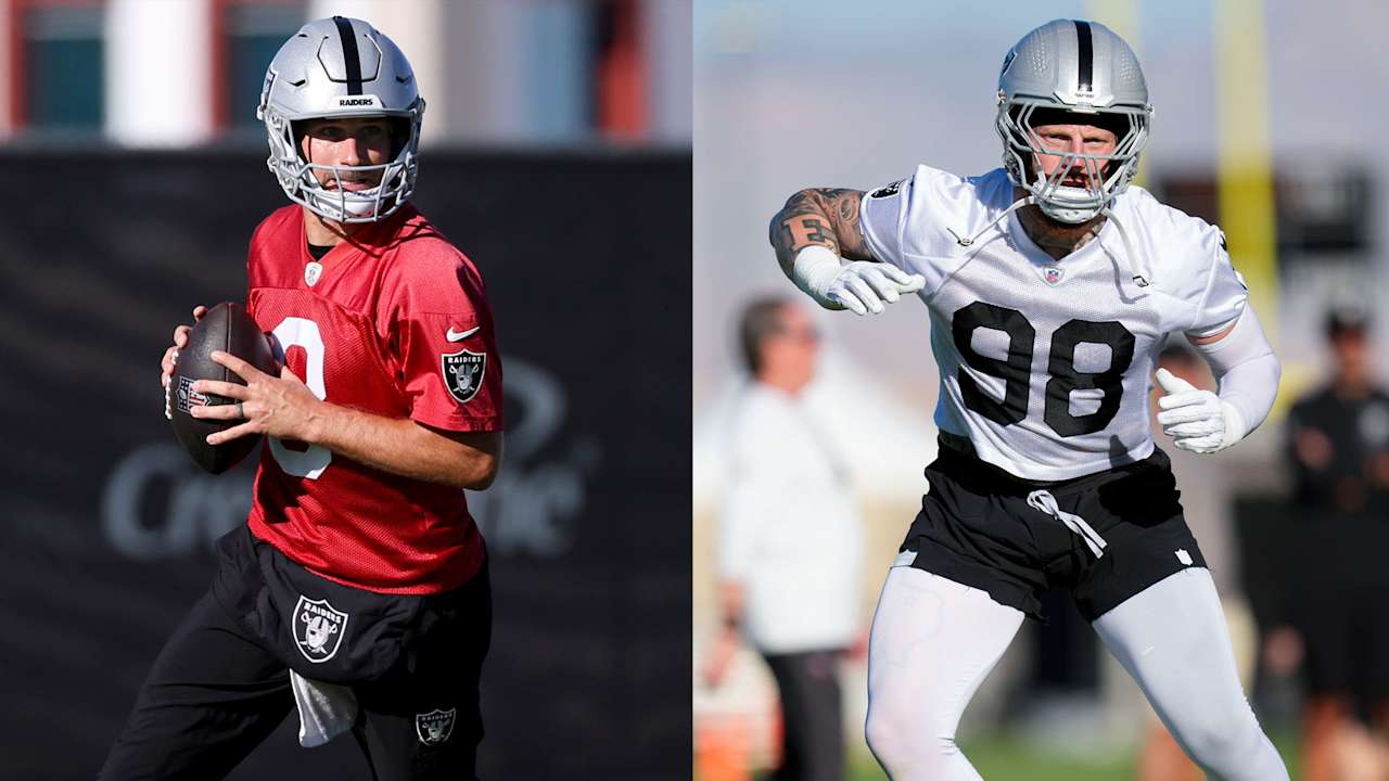 Kirk Cousins e Maxx Crosby (Foto: AP)