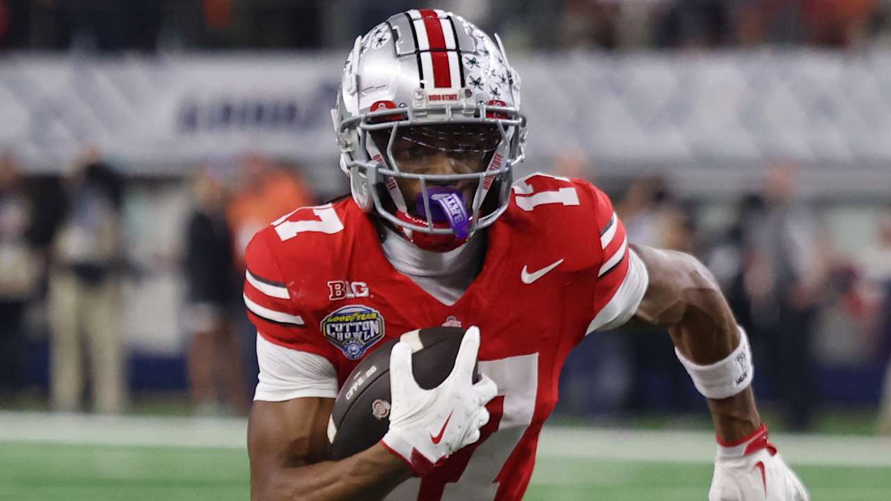 Ohio State WR Carnell Tate announces intention to enter 2026 NFL Draft