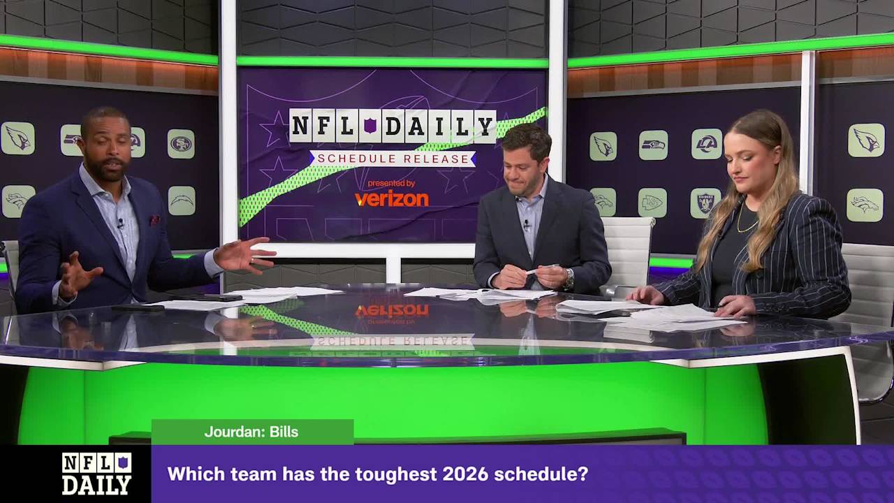 Which team has the easiest schedule? | 'NFL Daily Schedule Release'