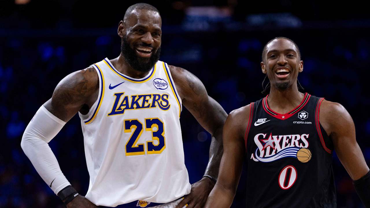 Saquon Barkley pitches LeBron James on bringing title to Philadelphia: 'You'd be remembered forever'