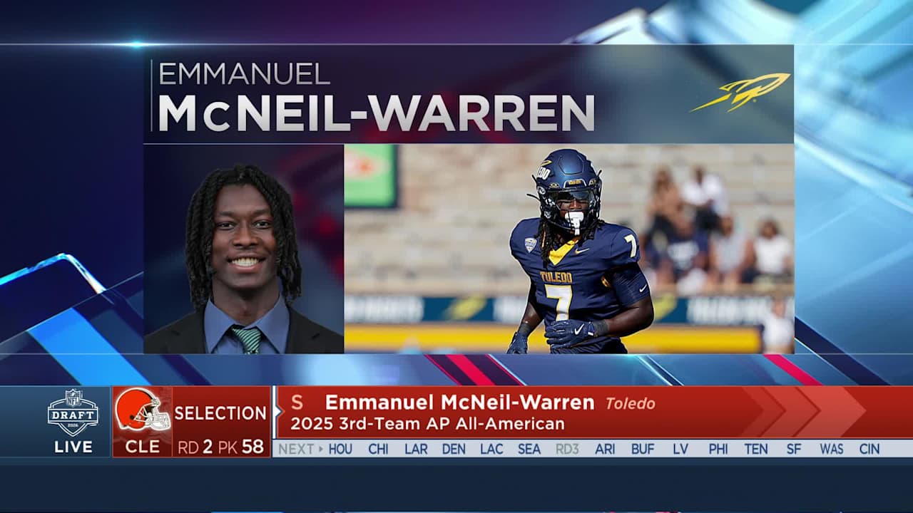 Cleveland Browns select safety Emmanuel McNeil-Warren with No. 58 pick ...