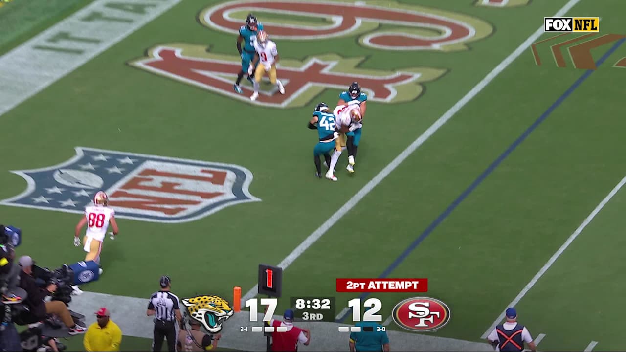 San Francisco 49ers quarterback Brock Purdy's two-point-conversion ...