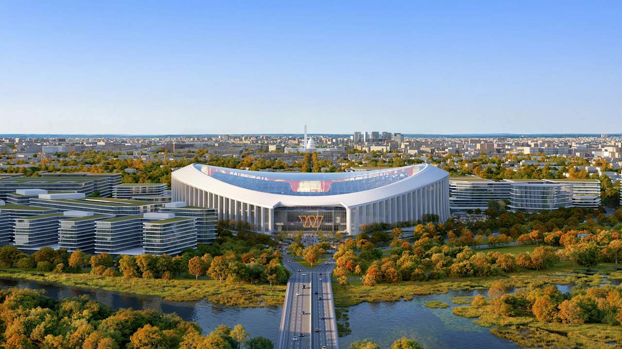 Commanders unveil initial renderings of new roofed stadium at RFK site - NFL.com