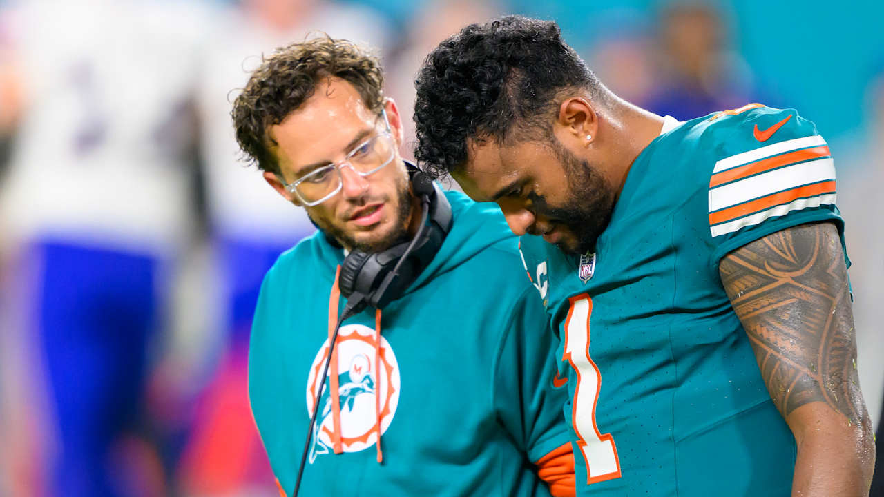 Dolphins placing QB Tua Tagovailoa (concussion) on injured reserve 