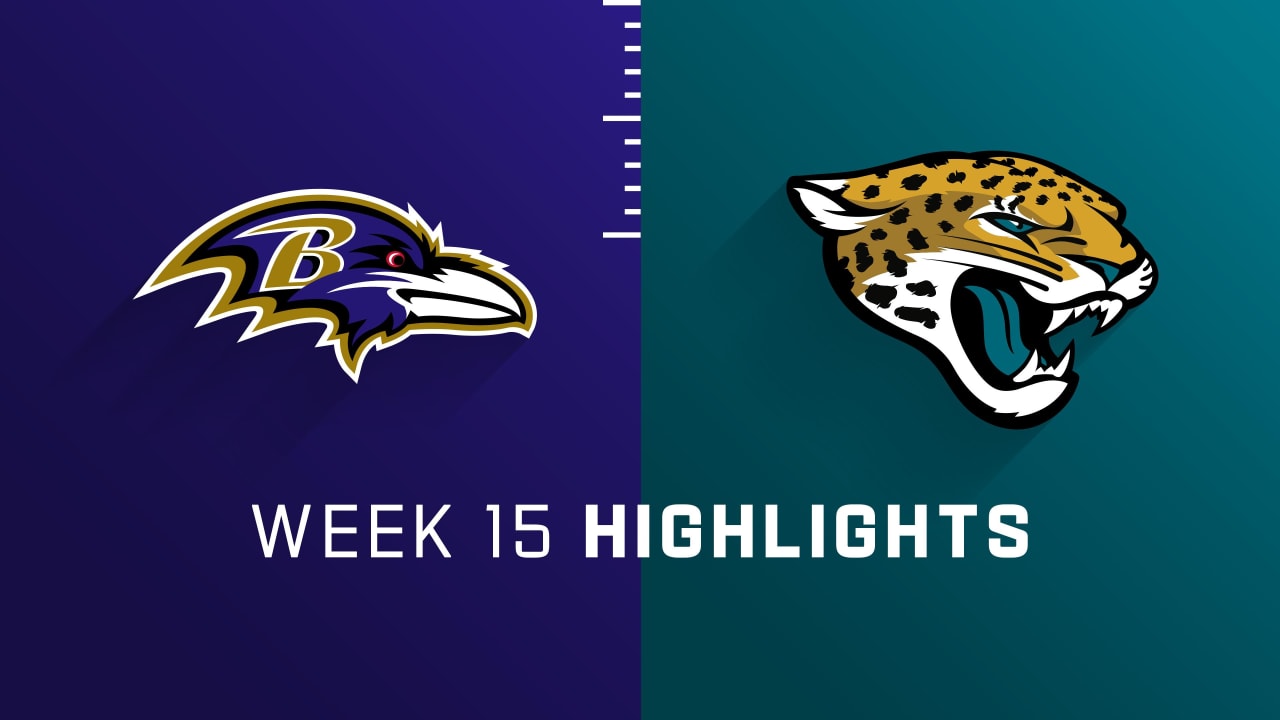 Baltimore Ravens Vs. Jacksonville Jaguars Highlights | Week 15