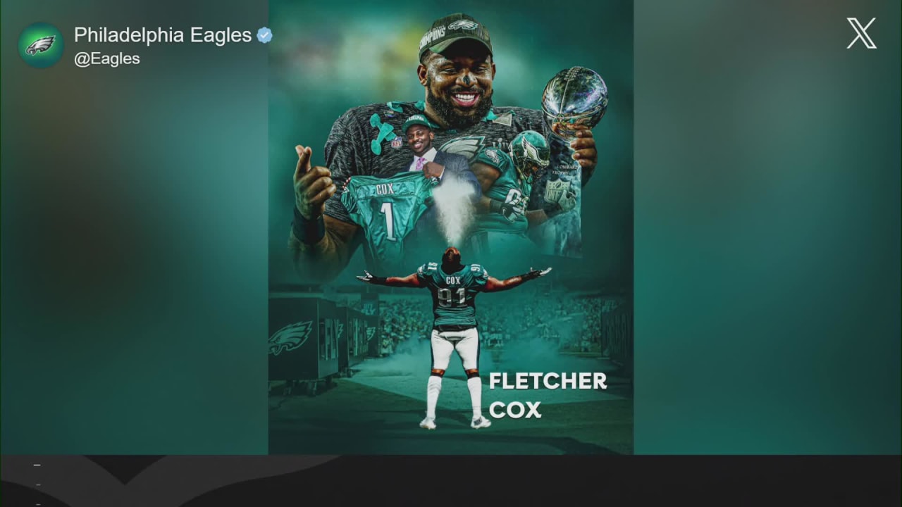 Defensive tackle Fletcher Cox announces retirement after spending his
