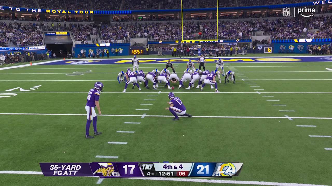 Minnesota Vikings kicker Will Reichard's 35-yard field goal trims ...