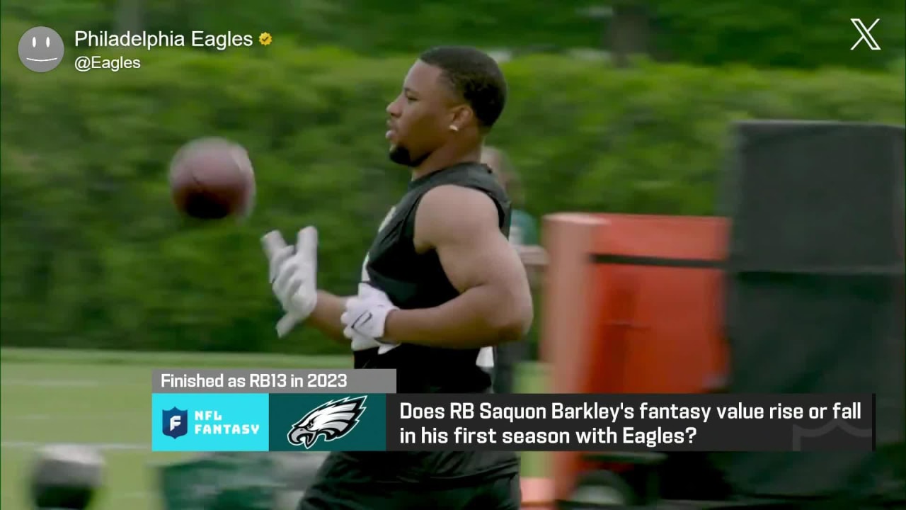 NFL Network's Michael Florio Philadelphia Eagles running back Saquon