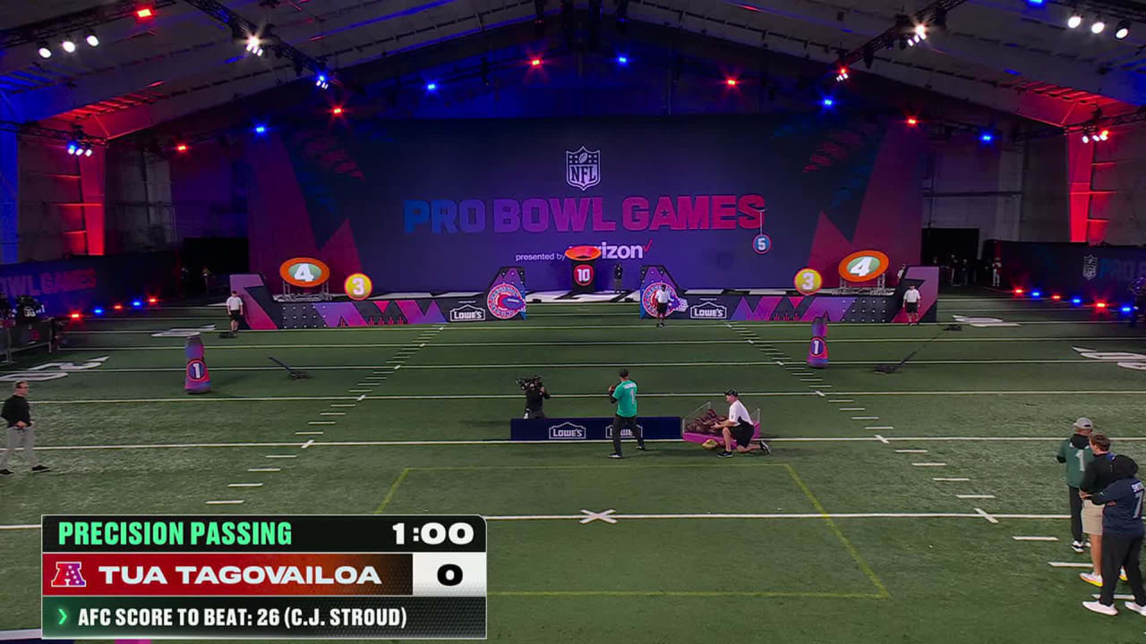 Miami Dolphins quarterback Tua Tagovailoa's first round of Precision