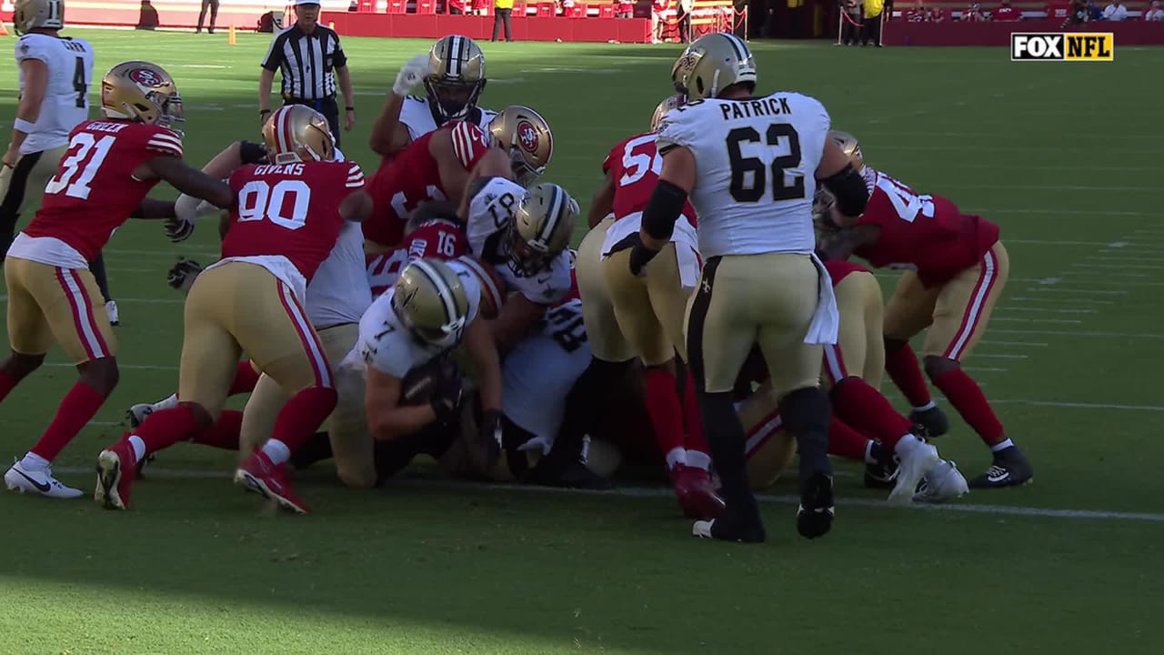 New Orleans Saints utility player Taysom Hill’s fourth-down touchdown ...