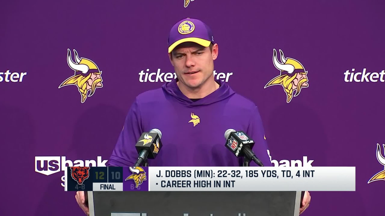 Head coach Kevin O'Connell talks about Minnesota Vikings' evaluation of