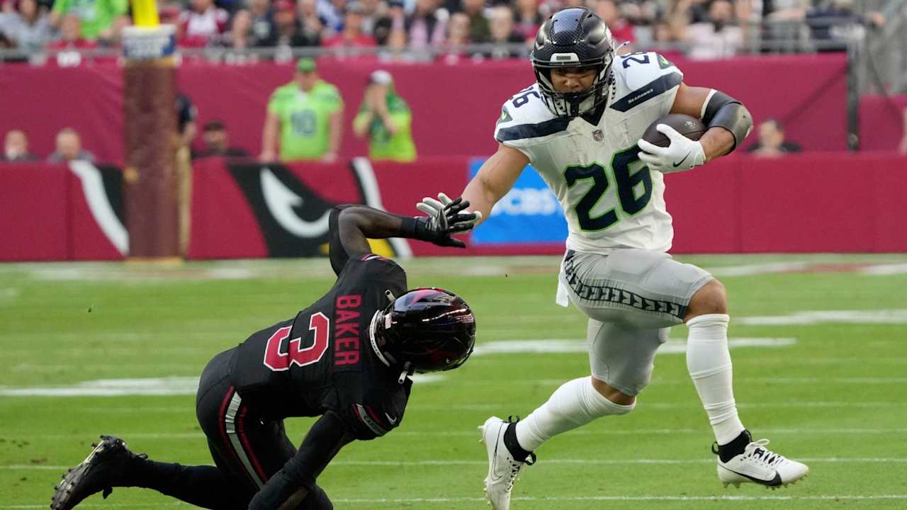 Seattle RB Zach Charbonnet enjoys career game in Seahawks' big win over Cardinals