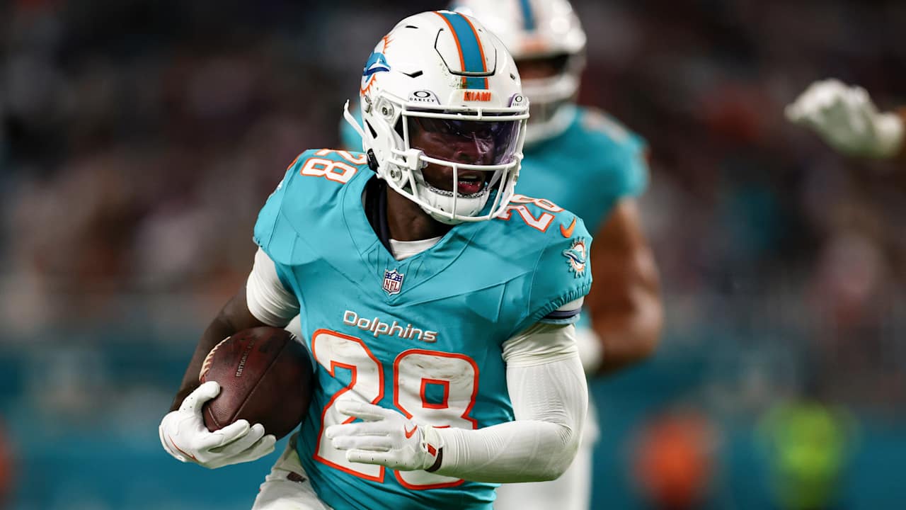 Dolphins GM Jon-Eric Sullivan on trade rumors surrounding RB De'Von Achane:  'There is zero effort on my end to move' him