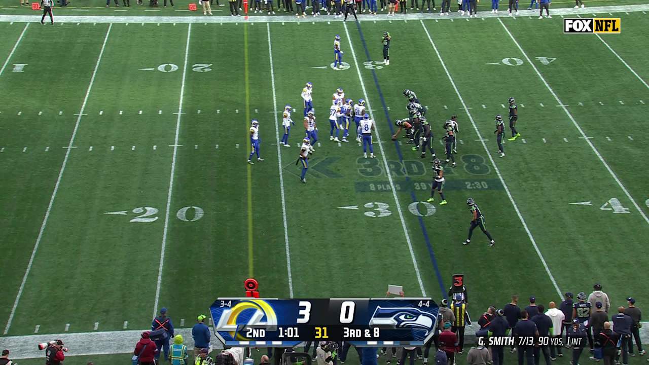 Seattle Seahawks quarterback Geno Smith's 31-yard touchdown pass to ...
