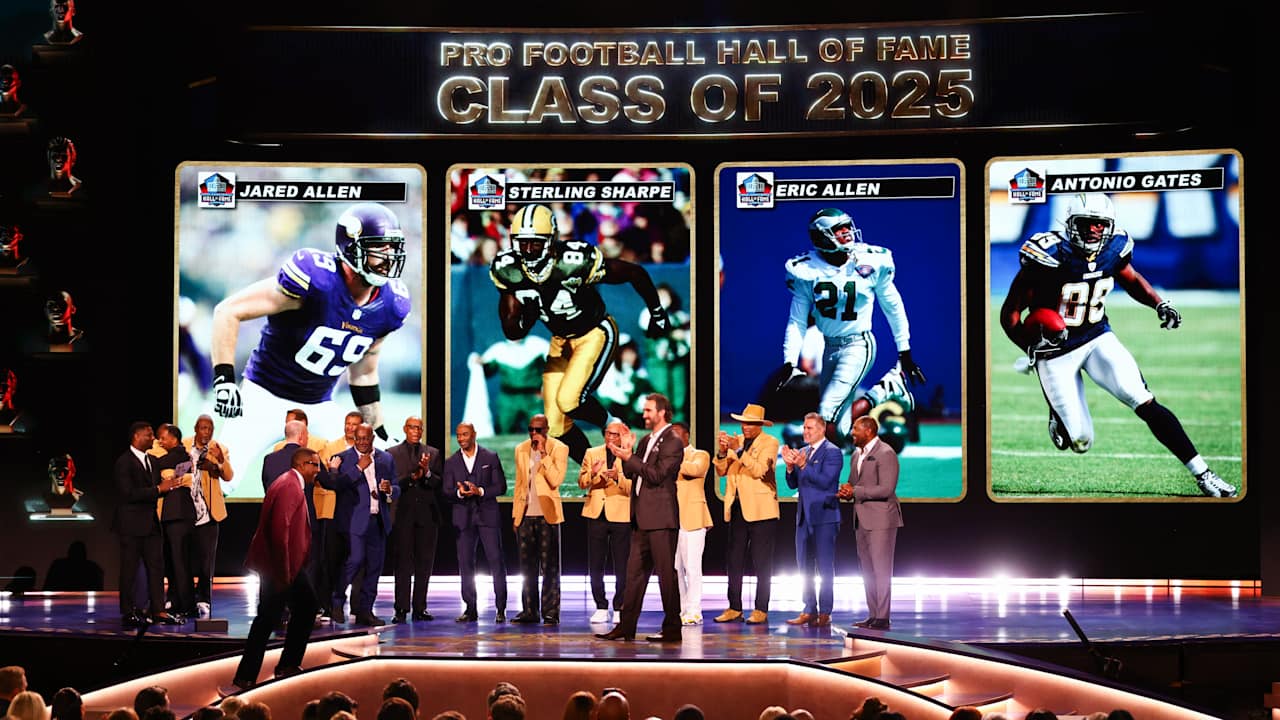 Pro Football Hall of Fame Class of 2025 revealed at ‘NFL Honors’