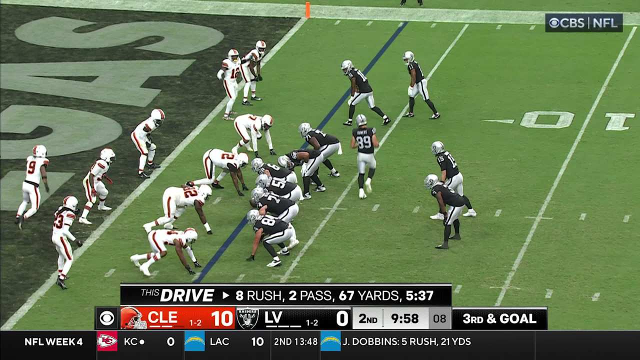 Las Vegas Raiders wide receiver Tre Tucker's pylon-race TD gets Raiders ...