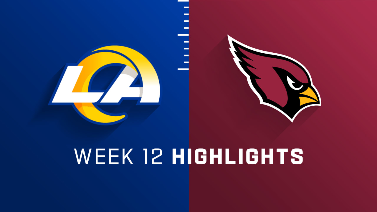 Los Angeles Rams vs. Arizona Cardinals highlights Week 12