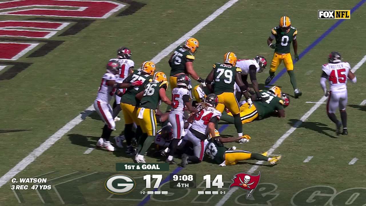 Tampa Bay Buccaneers cornerback Zyon McCollum recovers Green Bay ...