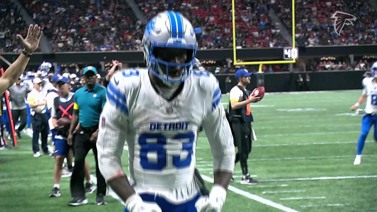 Detroit Lions quarterback Kyle Allen's touchdown toss to wide receiver ...