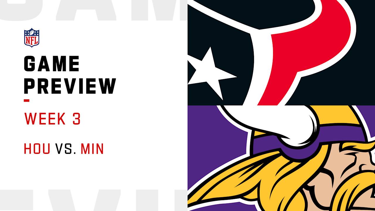 Houston Texans vs. Minnesota Vikings preview | Week 3, image size:1280x720