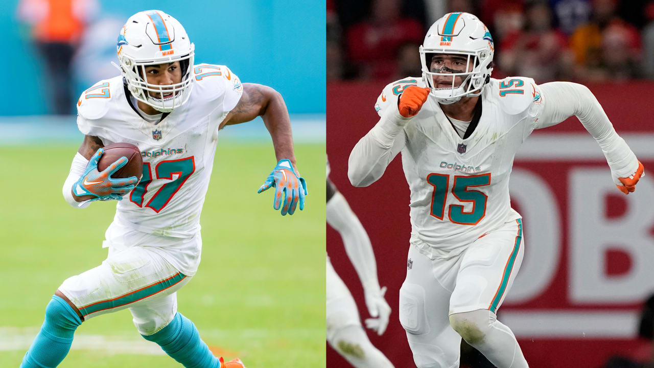 Dolphins plan to pick up fifth-year options on WR Jaylen Waddle, LB ...