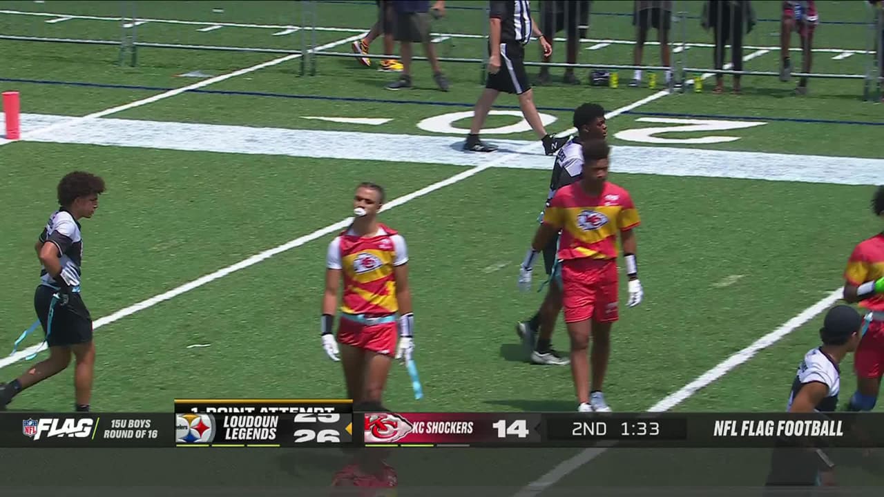 Loudoun Legends wide receiver Kingston Tate's one-point conversion ...