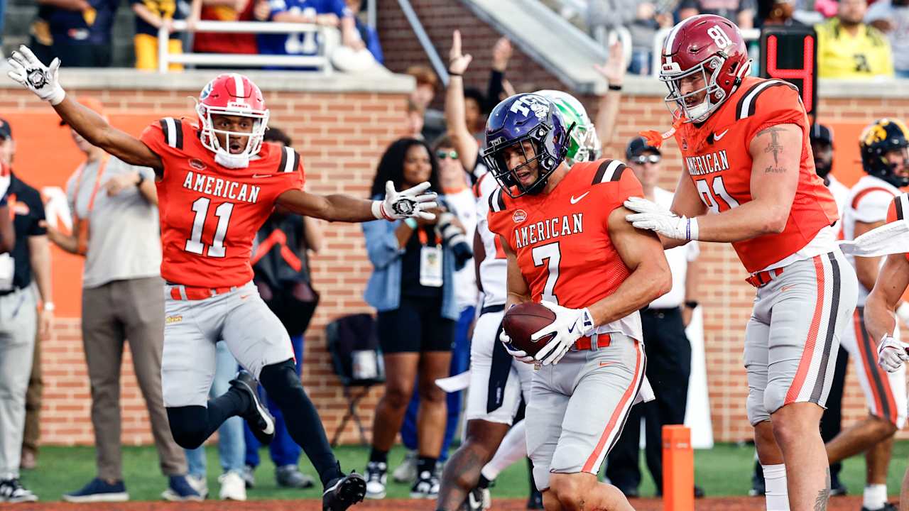 2025 Senior Bowl takeaways: TCU WR Jack Bech honors late brother, wins MVP  after game-winning catch