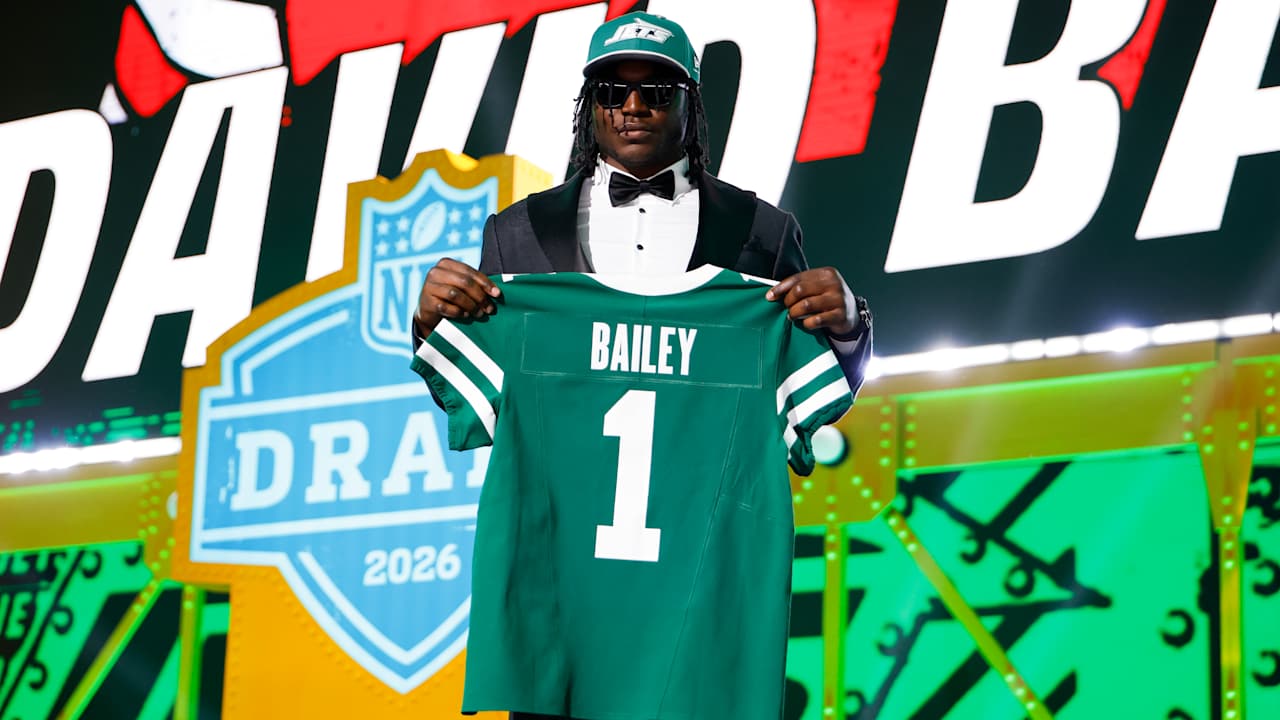 2026 NFL Draft: Jets select Texas Tech edge David Bailey with No. 2 overall pick